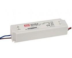Fuente alimentación LED Voltaje constante IP67 40W 5VDC MEAN WELL